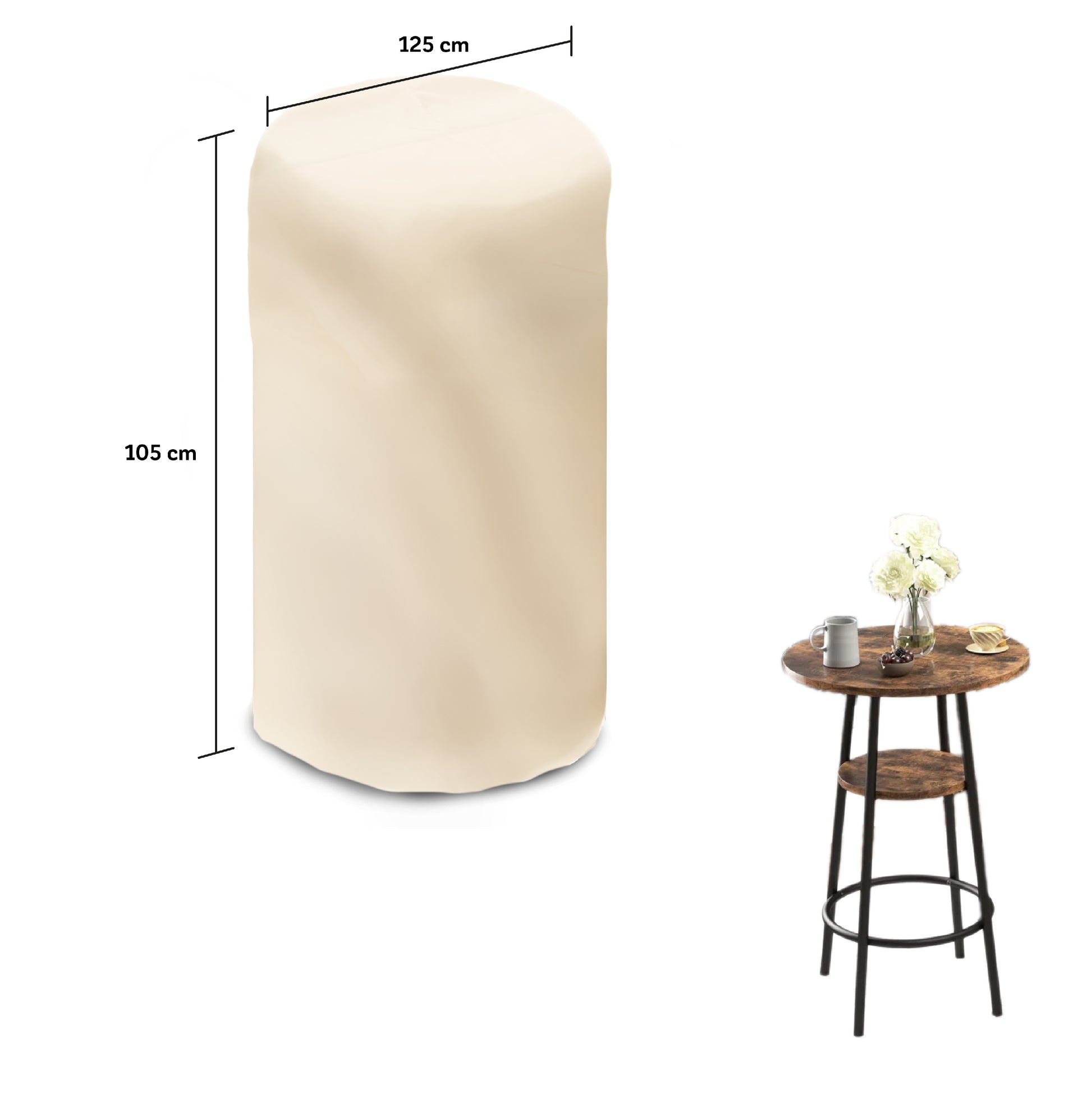 Funda para Mesa de Exterior Impermeable - Protección Mesas Jardín y Terraza - WAGEN COVERS