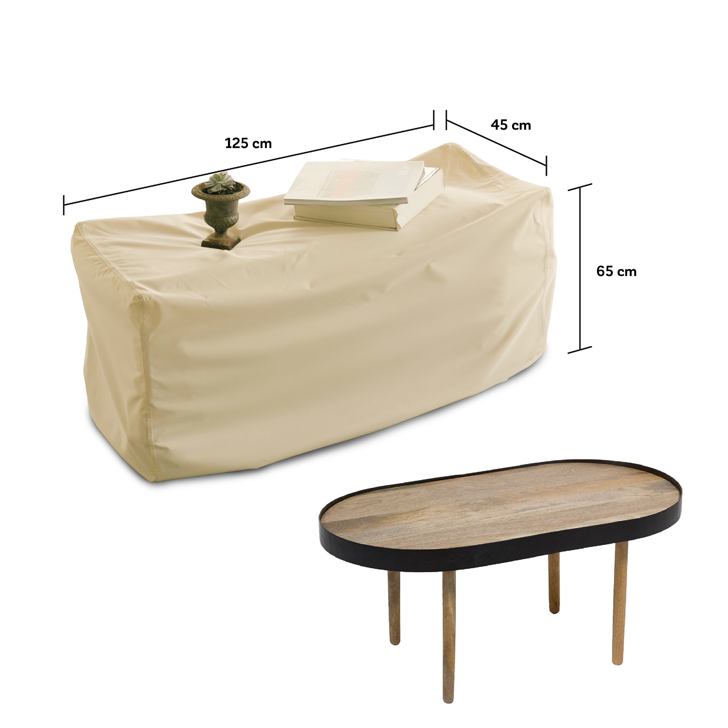 Funda para Mesa de Exterior Impermeable - Protección Mesas Jardín y Terraza - WAGEN COVERS