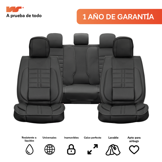 Fundas Asiento Auto Deluxe de Cuerina Adaptable - WAGEN COVERS
