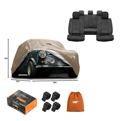 Pack Cobertor de Auto Deluxe + Funda de Asiento (20% OFF)