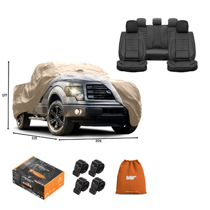 Pack Cobertor de Auto Deluxe + Funda de Asiento (20% OFF)