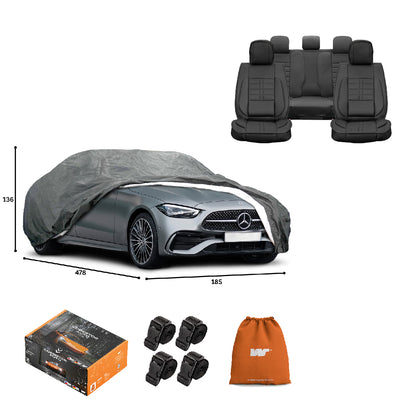 Pack Cobertor de Auto Deluxe + Funda de Asiento (20% OFF)