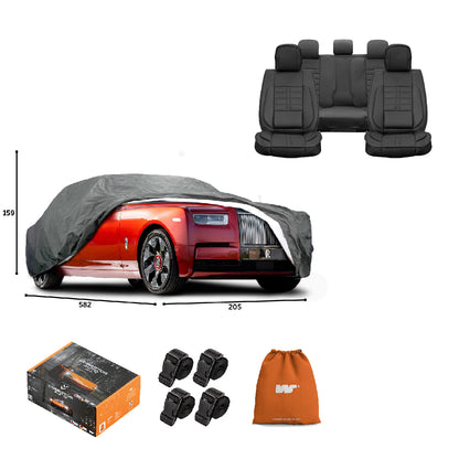 Pack Cobertor de Auto Deluxe + Funda de Asiento (20% OFF)