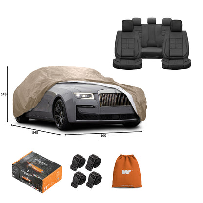 Pack Cobertor de Auto Deluxe + Funda de Asiento (20% OFF)