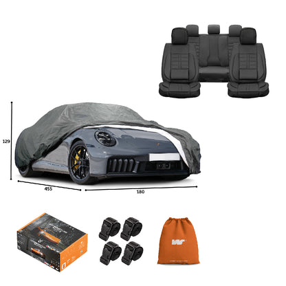 Pack Cobertor de Auto Deluxe + Funda de Asiento (20% OFF)