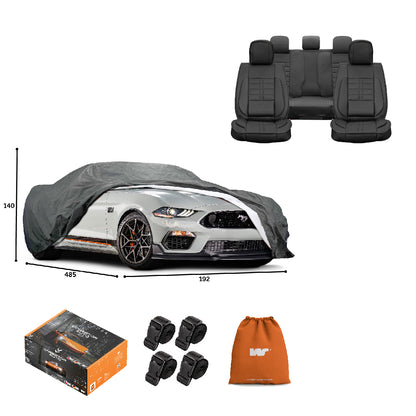 Pack Cobertor de Auto Deluxe + Funda de Asiento (20% OFF)