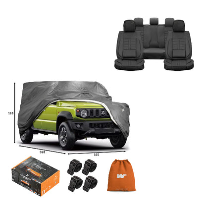 Pack Cobertor de Auto Deluxe + Funda de Asiento (20% OFF)