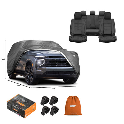 Pack Cobertor de Auto Deluxe + Funda de Asiento (20% OFF)